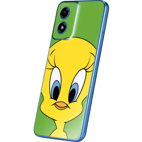 Looney Tunes Tweety Bird Zoomed In Moto G Play 4G (2024) Skin