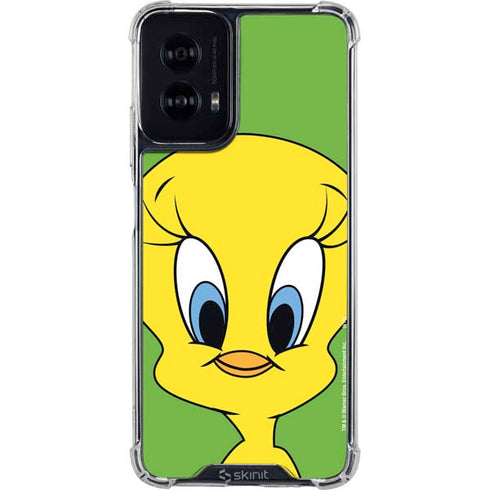 Looney Tunes Tweety Bird Zoomed In Moto G Power 5G (2024) Clear Case