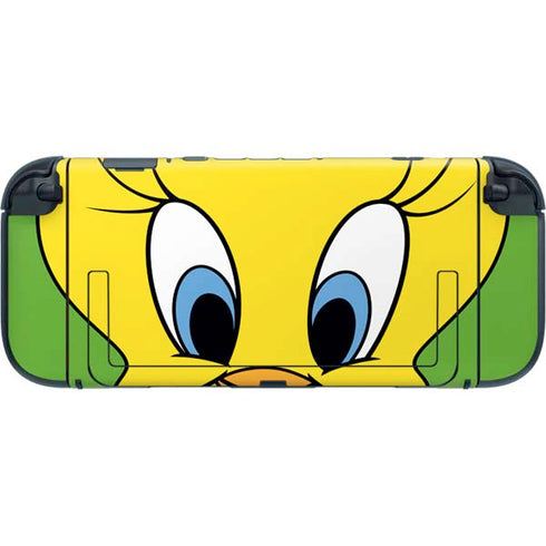 Looney Tunes Tweety Bird Zoomed In Nintendo Switch 2 (2025) with Joy-Con Skin