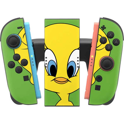 Looney Tunes Tweety Bird Zoomed In Nintendo Switch 2 (2025) Joy-Con Controller Skin
