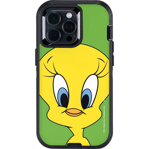 Looney Tunes Tweety Bird Zoomed In Otterbox Defender iPhone Skin