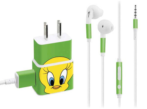 Looney Tunes Tweety Bird Zoomed In Phone Charger Skin