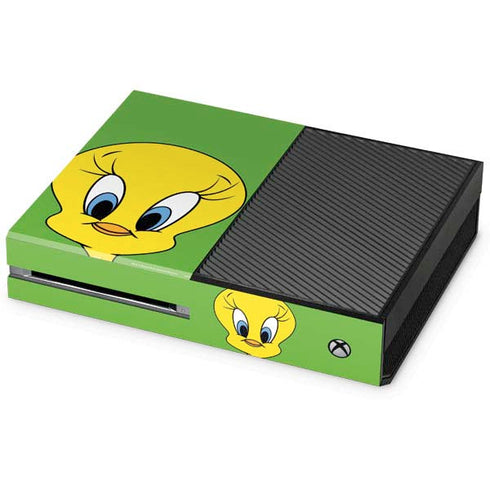 Looney Tunes Tweety Bird Zoomed In Xbox One Console Skin