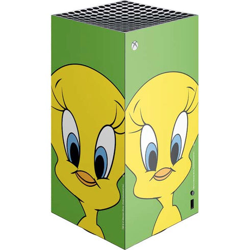 Looney Tunes Tweety Bird Zoomed In XBox Series X Digital Edition Console Skin
