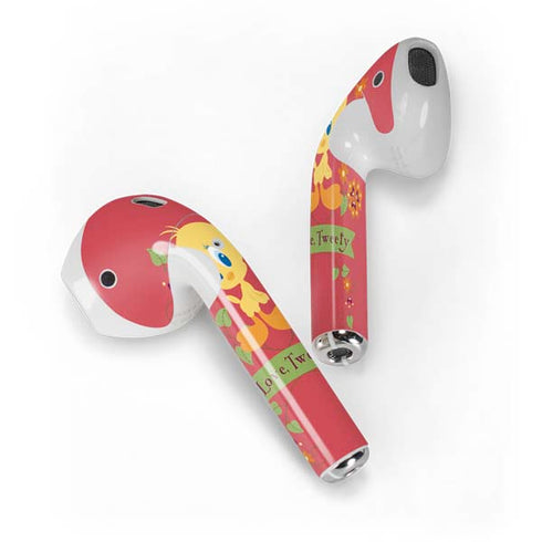 Looney Tunes Tweety Embroidered Apple AirPods Skin