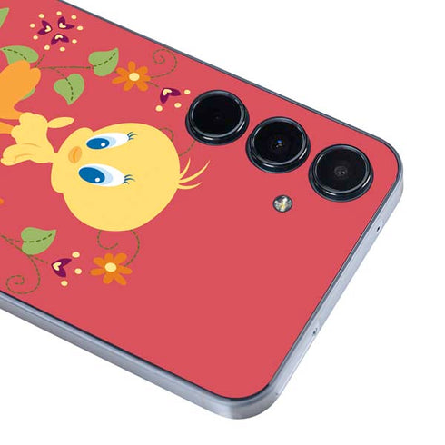 Looney Tunes Tweety Embroidered Galaxy A35 5G Skin