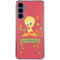 Looney Tunes Tweety Embroidered Galaxy A55 5G Clear Case