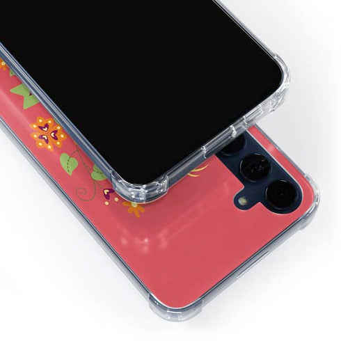 Looney Tunes Tweety Embroidered Galaxy A55 5G Clear Case