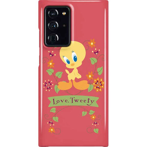 Looney Tunes Tweety Embroidered Galaxy Cases