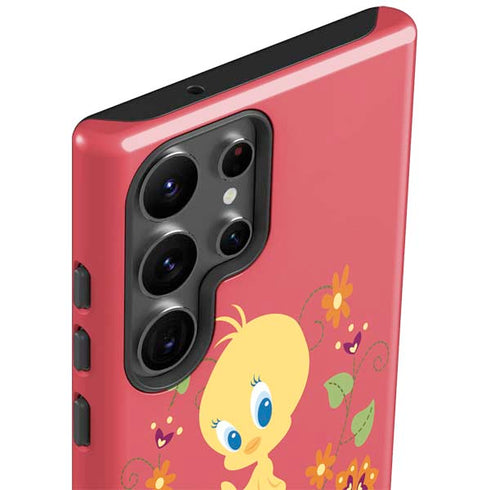 Looney Tunes Tweety Embroidered Galaxy S23 Ultra Pro Case
