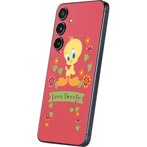Looney Tunes Tweety Embroidered Galaxy S24 Skin