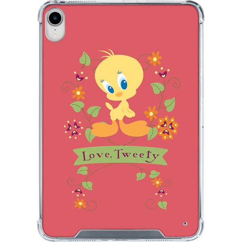 Looney Tunes Tweety Embroidered iPad 11th Gen (2025) Clear Case