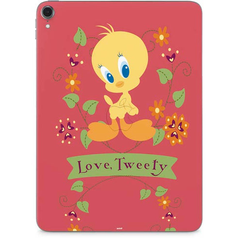 Looney Tunes Tweety Embroidered Apple iPad Pro Skin