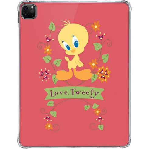 Looney Tunes Tweety Embroidered iPad Pro 11in (2024) Clear Case