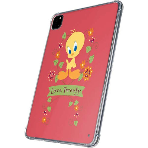 Looney Tunes Tweety Embroidered iPad Pro 11in (2024) Clear Case