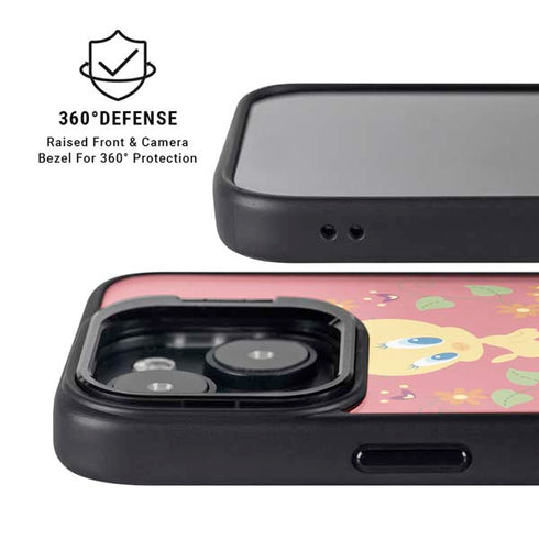 Looney Tunes Tweety Embroidered iPhone 13 Kickstand Case