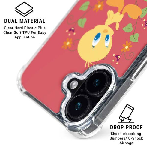 Looney Tunes Tweety Embroidered iPhone 16 Plus MagSafe Case