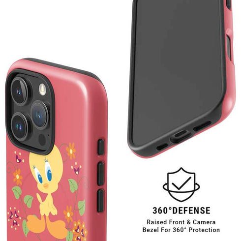 Looney Tunes Tweety Embroidered iPhone 16 Pro Magsafe Impact Case