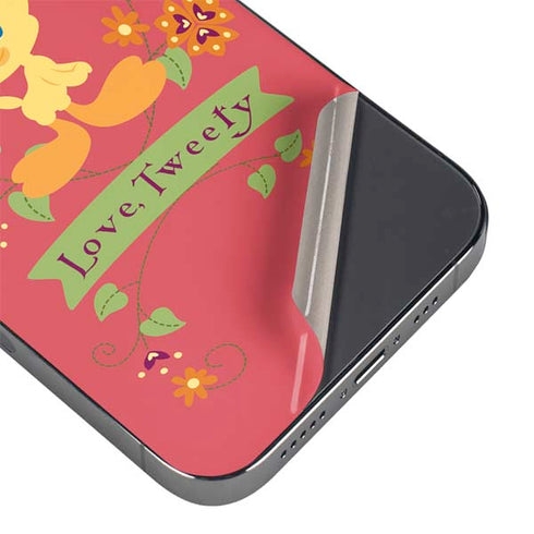Looney Tunes Tweety Embroidered iPhone 16 Pro Max Skin