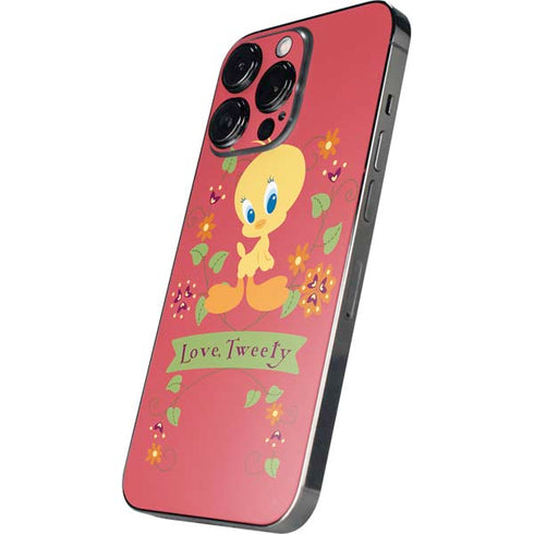 Looney Tunes Tweety Embroidered iPhone 16 Pro Skin
