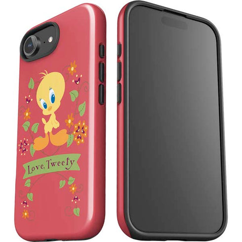 Looney Tunes Tweety Embroidered iPhone 16e Impact Case