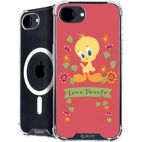 Looney Tunes Tweety Embroidered iPhone 16e MagSafe Case