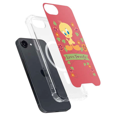Looney Tunes Tweety Embroidered iPhone 16e MagSafe Case