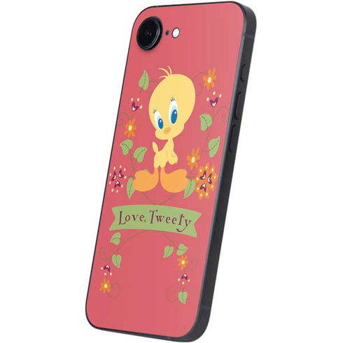 Looney Tunes Tweety Embroidered iPhone 16e Skin