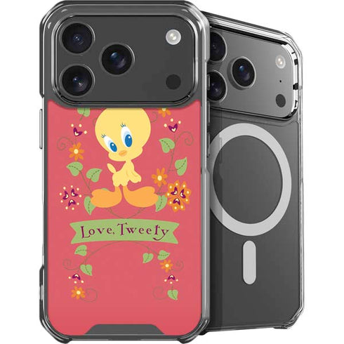 Looney Tunes Tweety Embroidered iPhone 18 Pro MagSafe Case