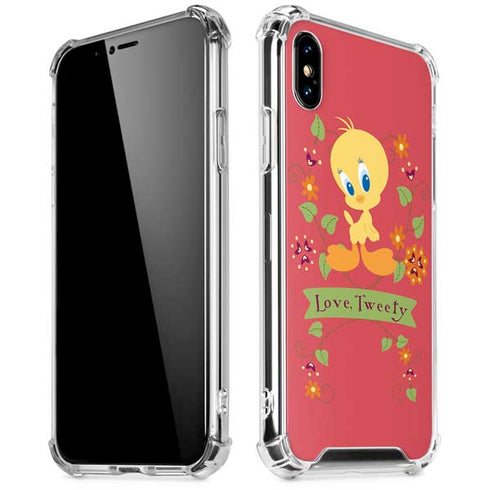 Looney Tunes Tweety Embroidered iPhone X/XS Clear Case
