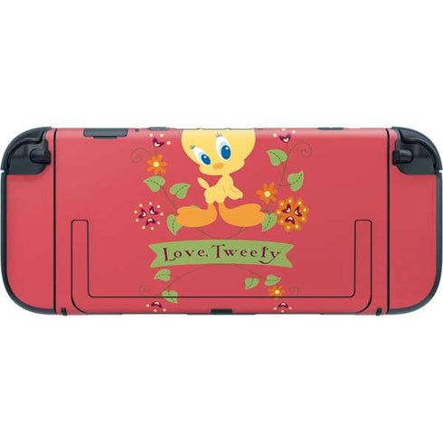 Looney Tunes Tweety Embroidered Nintendo Switch 2 (2025) with Joy-Con Skin
