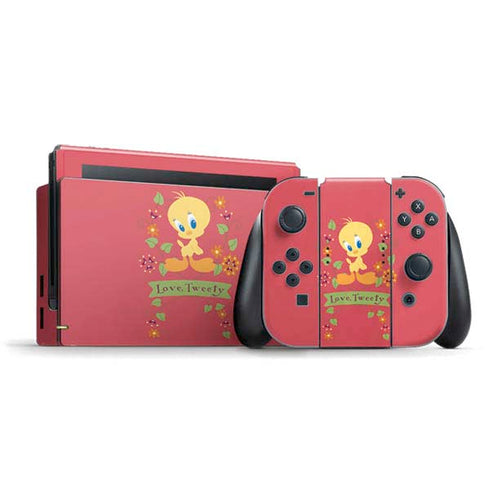 Looney Tunes Tweety Embroidered Nintendo Skins