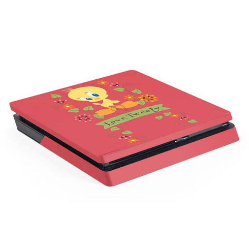 Looney Tunes Tweety Embroidered PS4 Slim Skin