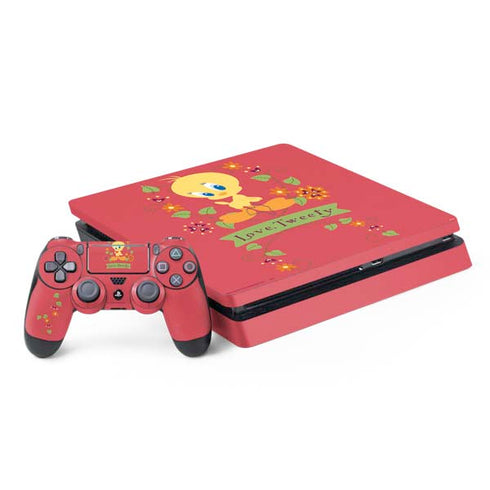 Looney Tunes Tweety Embroidered PlayStation PS4 Skins