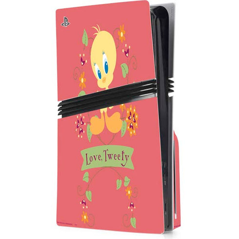 Looney Tunes Tweety Embroidered PlayStation PS5 Skins