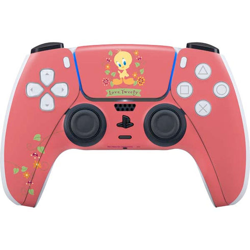 Looney Tunes Tweety Embroidered PlayStation PS5 Skins