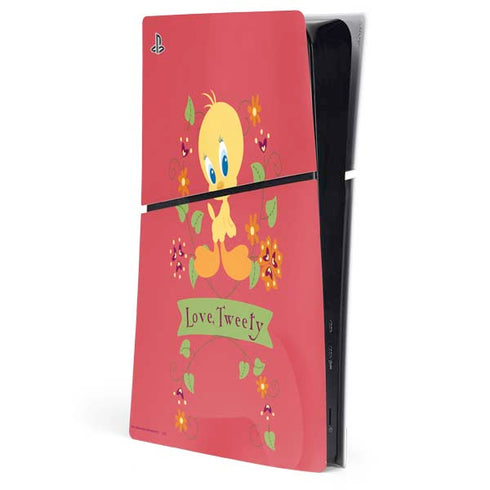 Looney Tunes Tweety Embroidered PlayStation PS5 Skins
