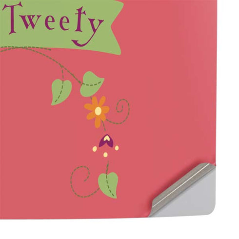 Looney Tunes Tweety Embroidered PS5 Slim Digital Edition Console Skin