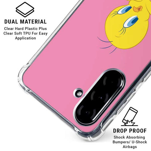 Looney Tunes Tweety Pinky Galaxy A36 5G Clear Case