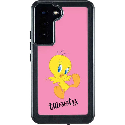 Looney Tunes Tweety Pinky Galaxy S24 Plus Waterproof Case