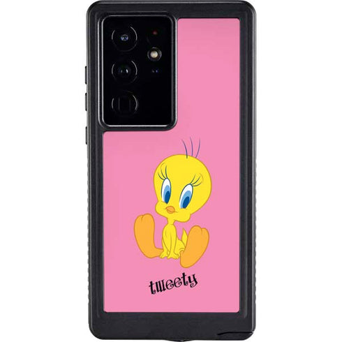 Looney Tunes Tweety Pinky Galaxy S24 Ultra Waterproof Case