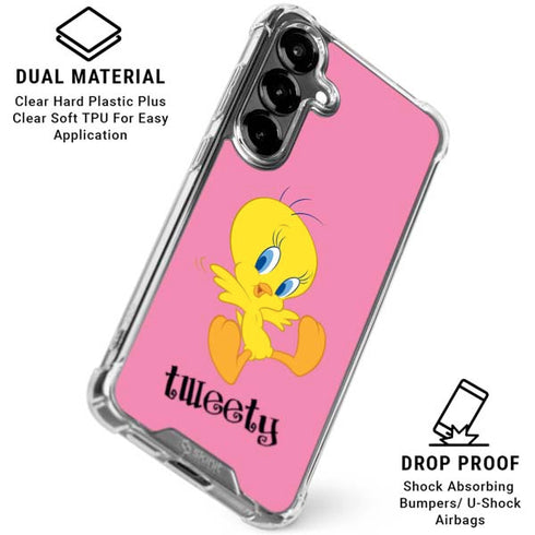 Looney Tunes Tweety Pinky Galaxy S26 Clear Case