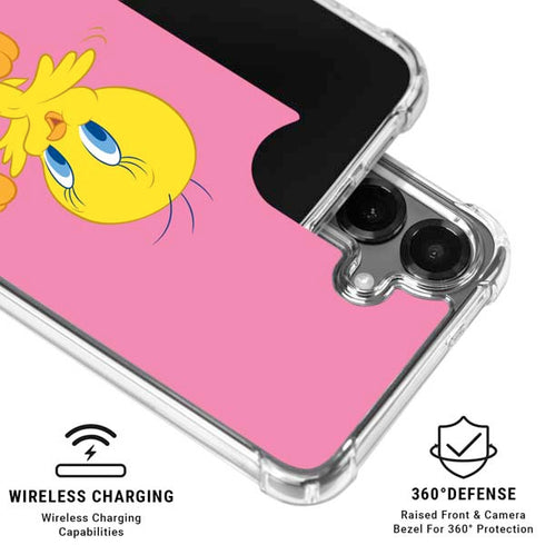 Looney Tunes Tweety Pinky Galaxy S26 Plus Clear Case