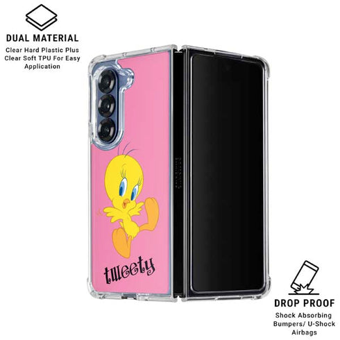 Looney Tunes Tweety Pinky Galaxy Z Fold6 Clear Case