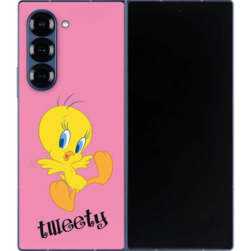 Looney Tunes Tweety Pinky Galaxy Z Fold6 Skin