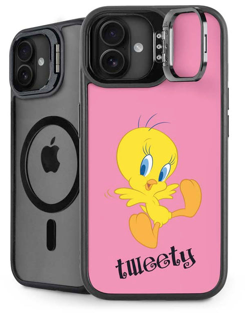 Looney Tunes Tweety Pinky iPhone 16 Plus Kickstand Case