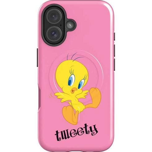 Looney Tunes Tweety Pinky iPhone 16 Plus Magsafe Impact Case