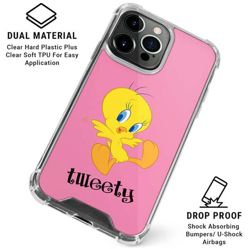Looney Tunes Tweety Pinky iPhone 16 Pro Max Clear Case