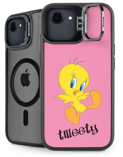 Looney Tunes Tweety Pinky iPhone 16e Kickstand Case