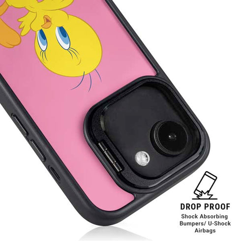 Looney Tunes Tweety Pinky iPhone 16e Kickstand Case